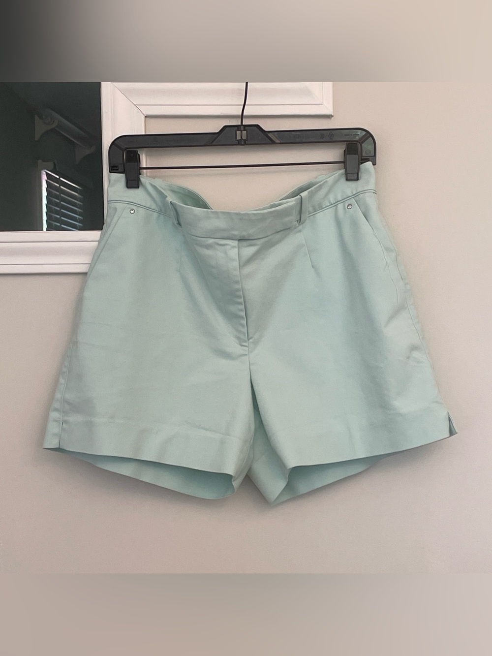 Light Mint Tailored Women’s Shorts